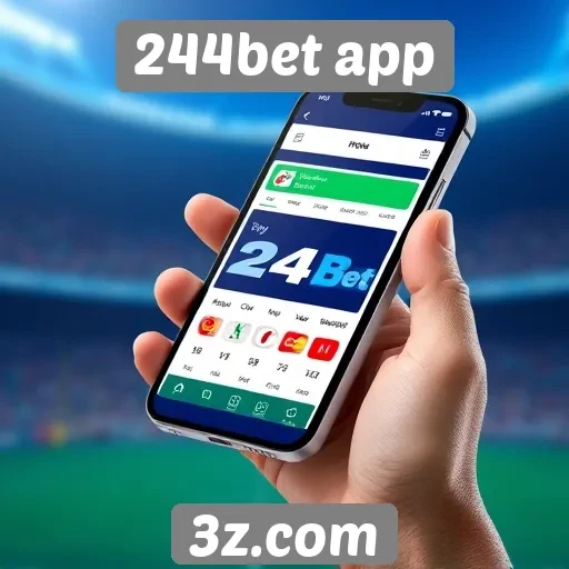 Conveniência do 244bet app para apostadores móveis